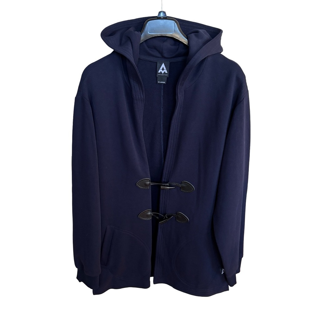 Aubrey Marcus Collection Men's Navy Toggle Jacket Sz XL